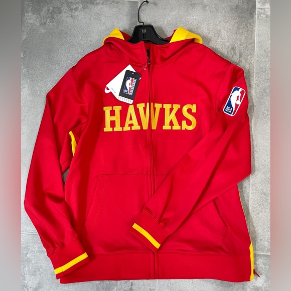 Nike NBA Atlanta Hawks Player Team Issue On-Court Therma Flex Hoodie Men size L - Picture 9 of 9